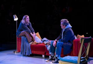 Judy Greer and Ian Barford @ BroadwayWorld Judy Greer and Ian Barford Photo