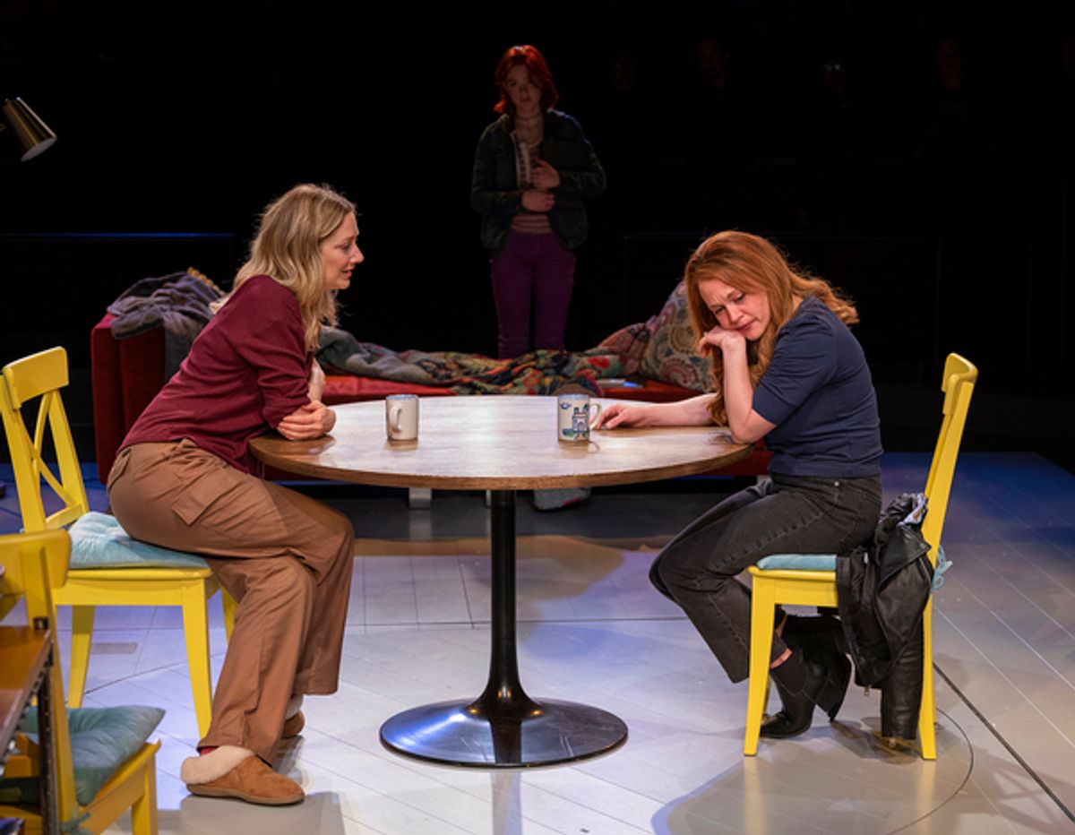 Judy Greer and Caroline Neff with (back) Nicole Scimeca  at 