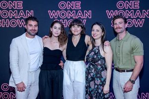 Tom Powis, Liz Kingsman, Emily Vaughan-Barratt (center), Elizabeth Rothman, Benjamin  Photo