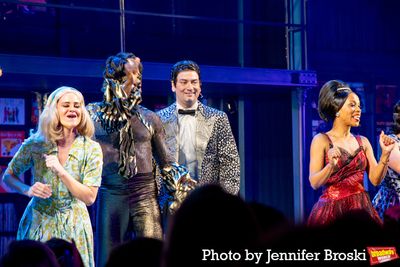 Anna Hertel, Rodrick Covington, Constantine Maroulis, Valisia LeKae Photo