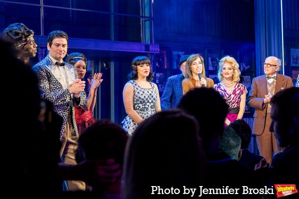 Rose Caiola and the cast of ROCK & ROLL MAN Photo