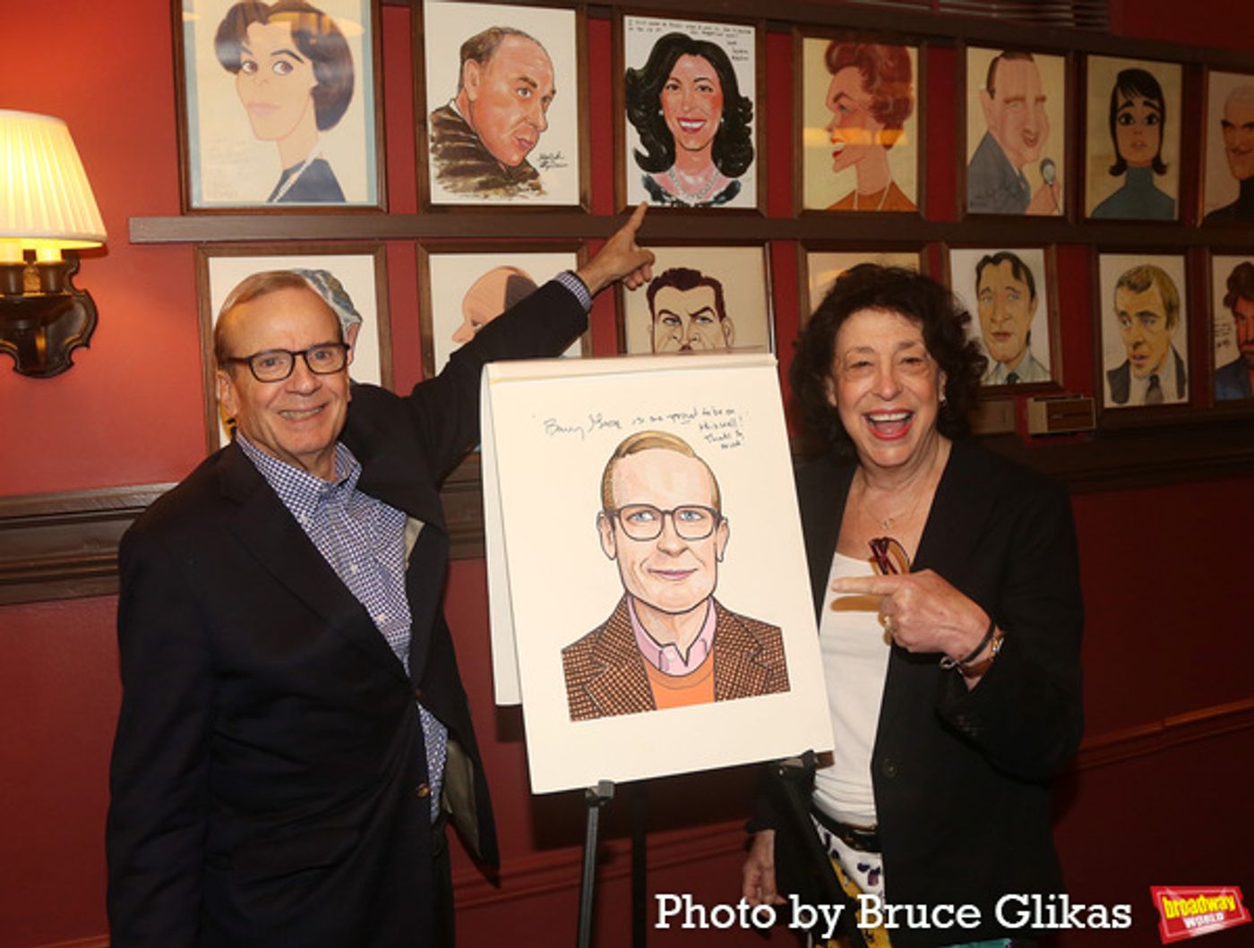Photos: Manhattan Theatre Club's Barry Grove Receives Portrait at Sardi's  Image