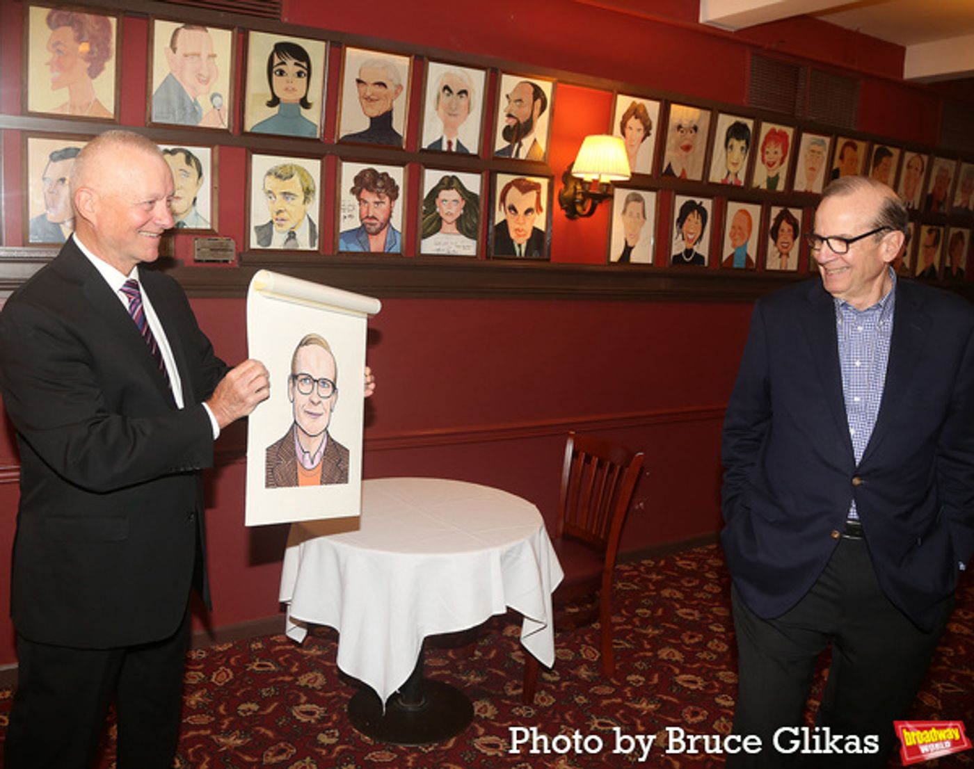 Photos: Manhattan Theatre Club's Barry Grove Receives Portrait at Sardi's  Image