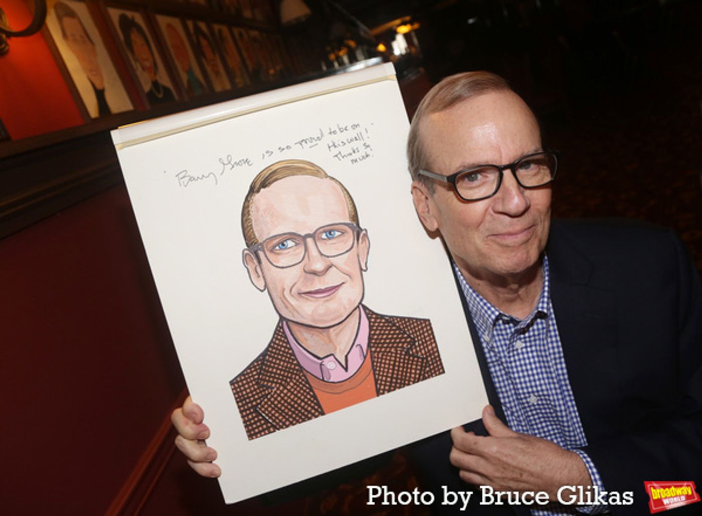Photos: Manhattan Theatre Club's Barry Grove Receives Portrait at Sardi's  Image