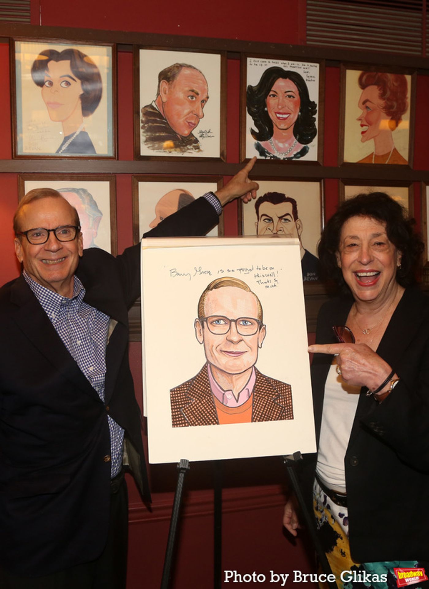 Photos: Manhattan Theatre Club's Barry Grove Receives Portrait at Sardi's  Image