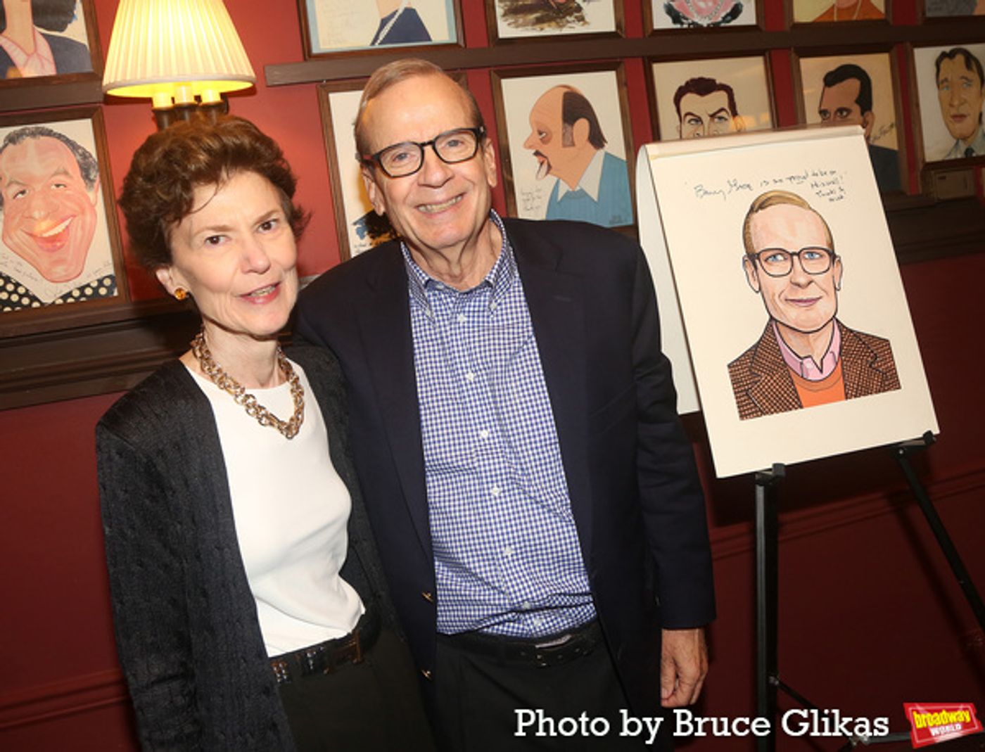 Photos: Manhattan Theatre Club's Barry Grove Receives Portrait at Sardi's  Image