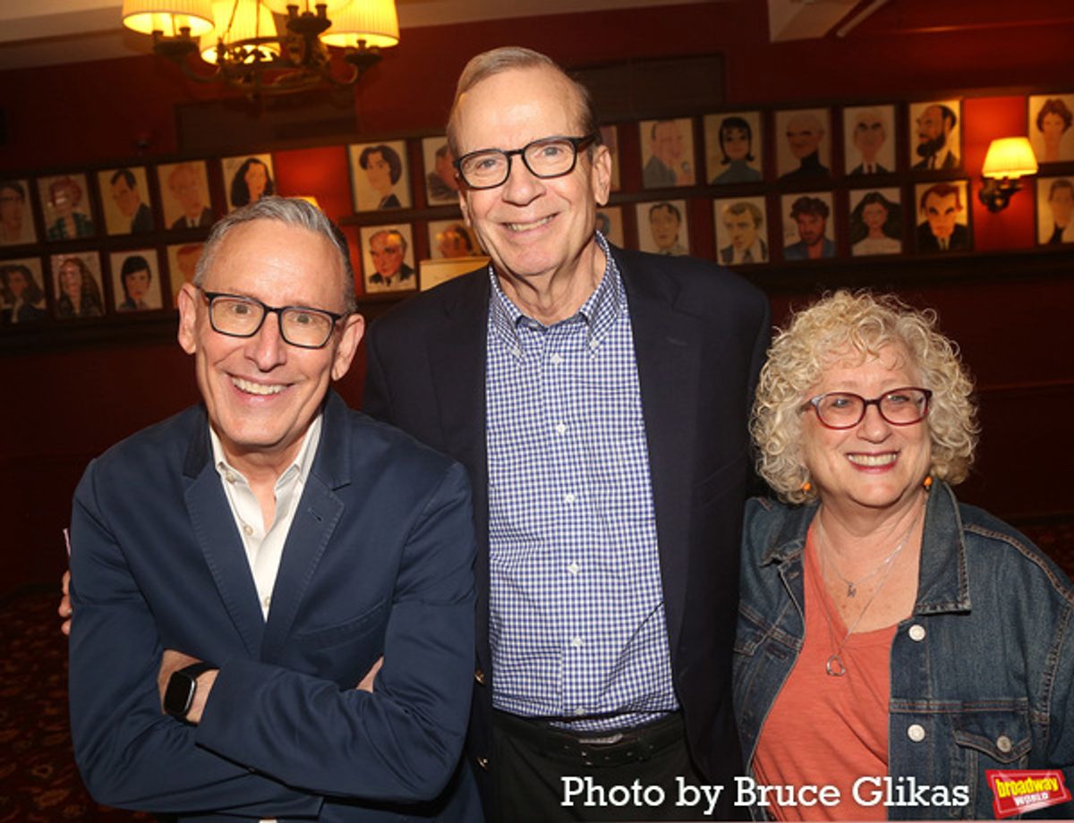 Chris Boneau, Barry Grove and Debra Waxman at 