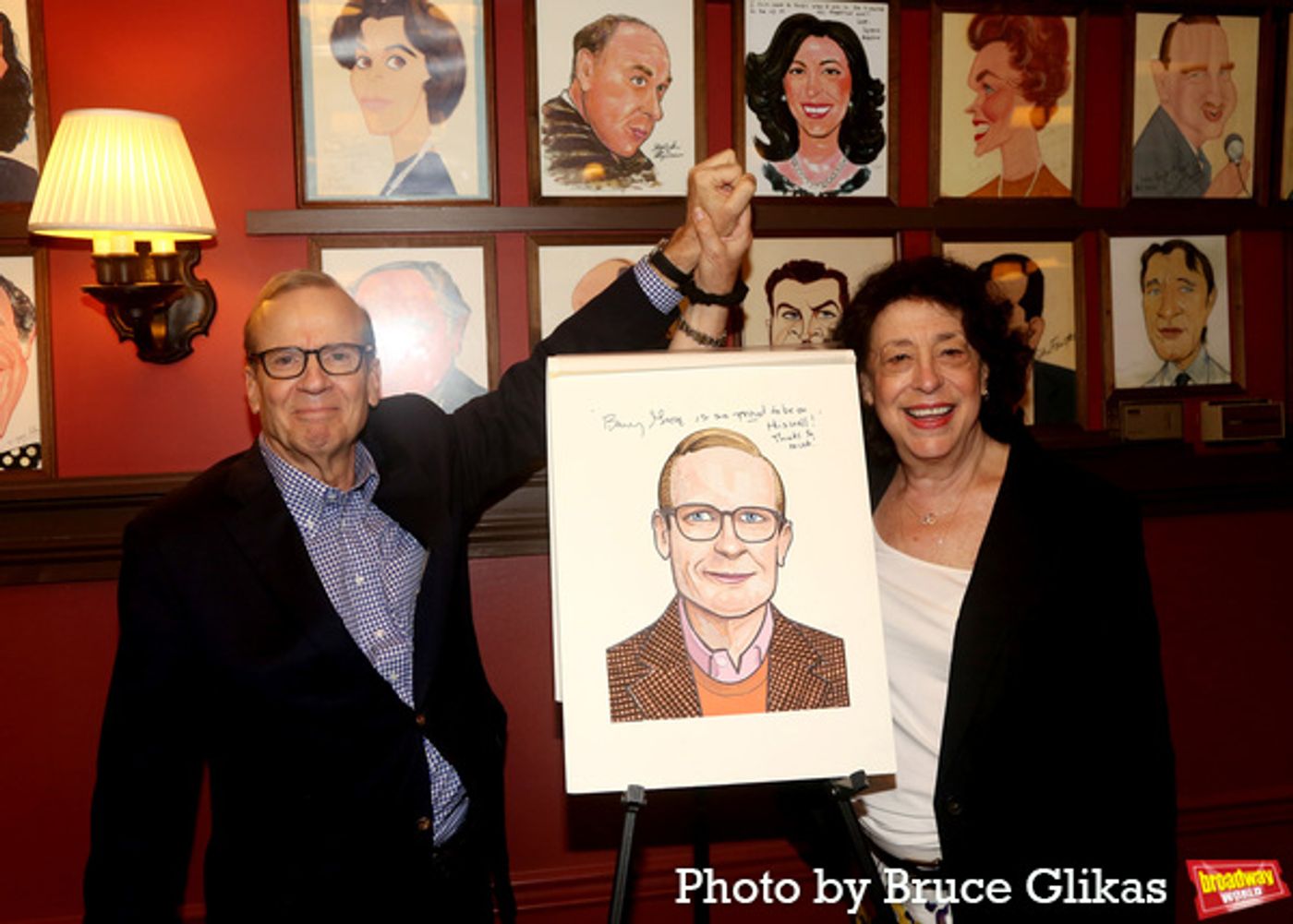 Photos: Manhattan Theatre Club's Barry Grove Receives Portrait at Sardi's  Image