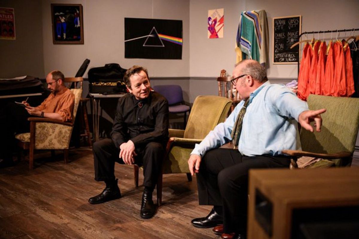 DAL SEGNO at Theatre at the Tabard  Photo by Charles Flint  Featuring Adam Sopp, Vincent Shiels and Terence Frisch at 