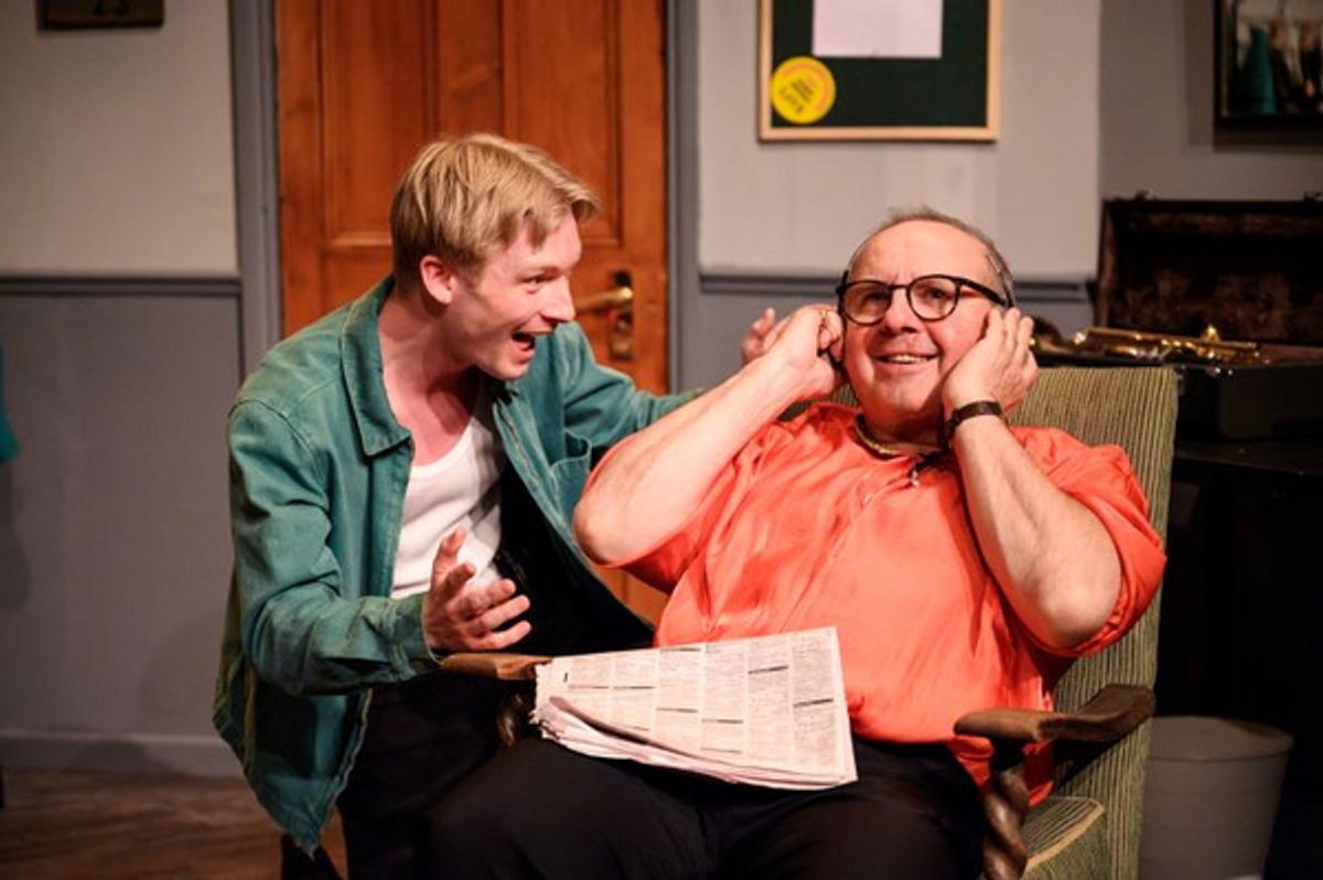 DAL SEGNO at Theatre at the Tabard  Photo by Charles Flint  Featuring Theo Watt and Terence Frisch at 