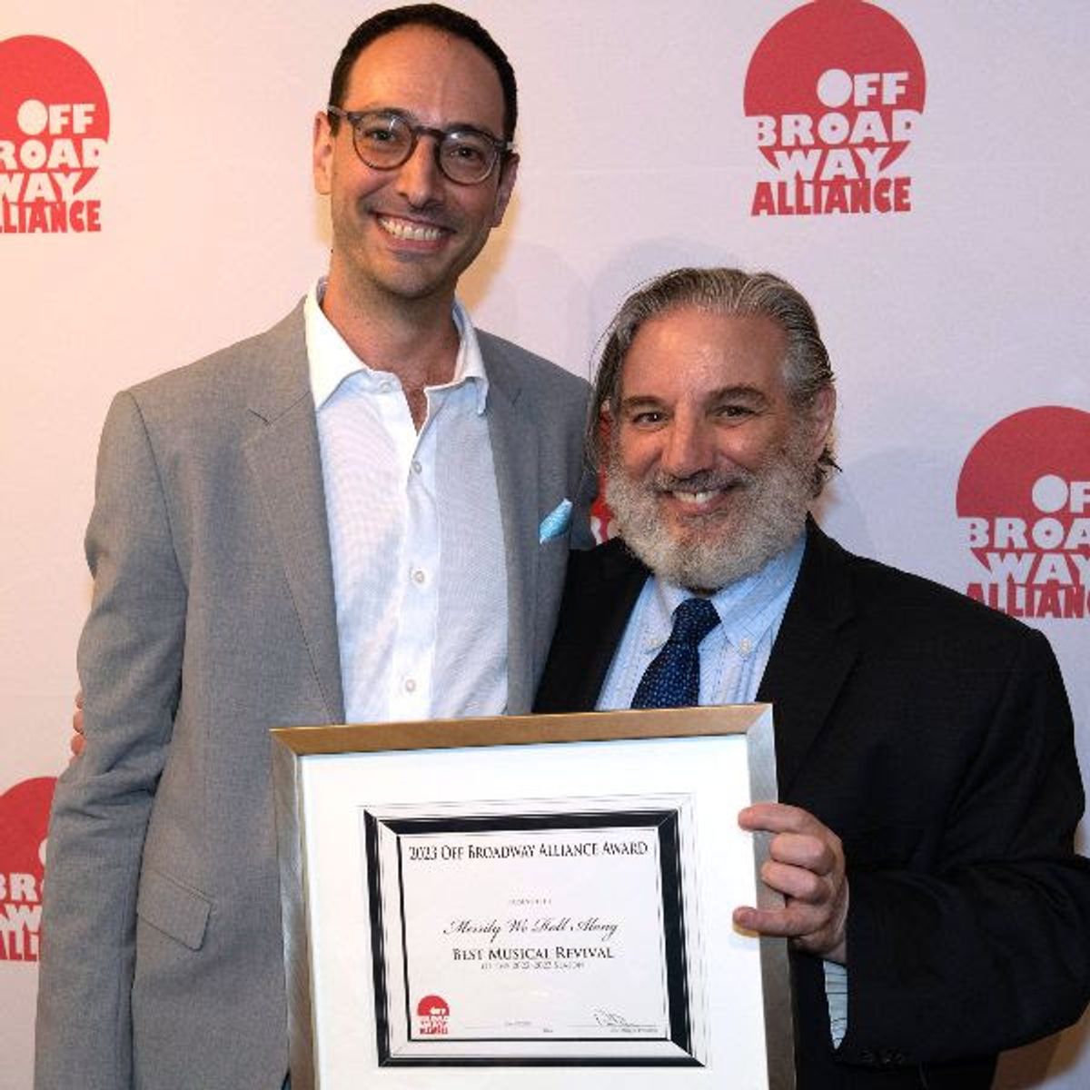 Peter Breger with Evan O'Brient at 