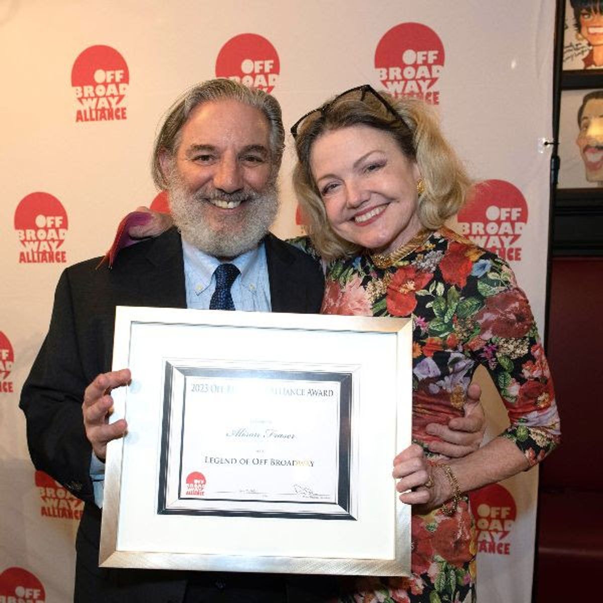 Peter Breger with Alison Fraser at 