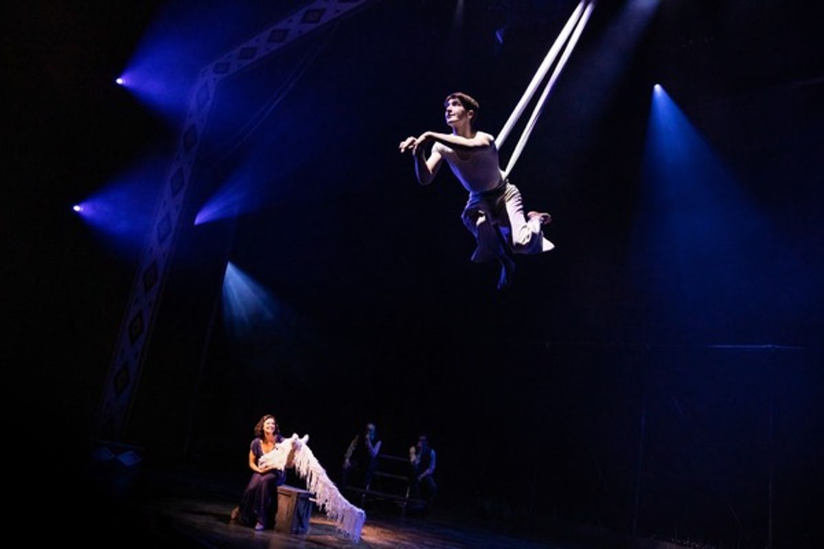 Isabelle McCalla and Antoine Boissereau at 