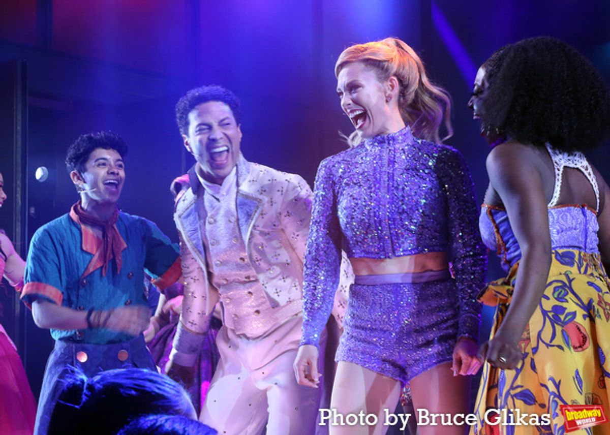 Nathan Levy, Justin Guarini, Briga Heelan and Aisha Jackson at 