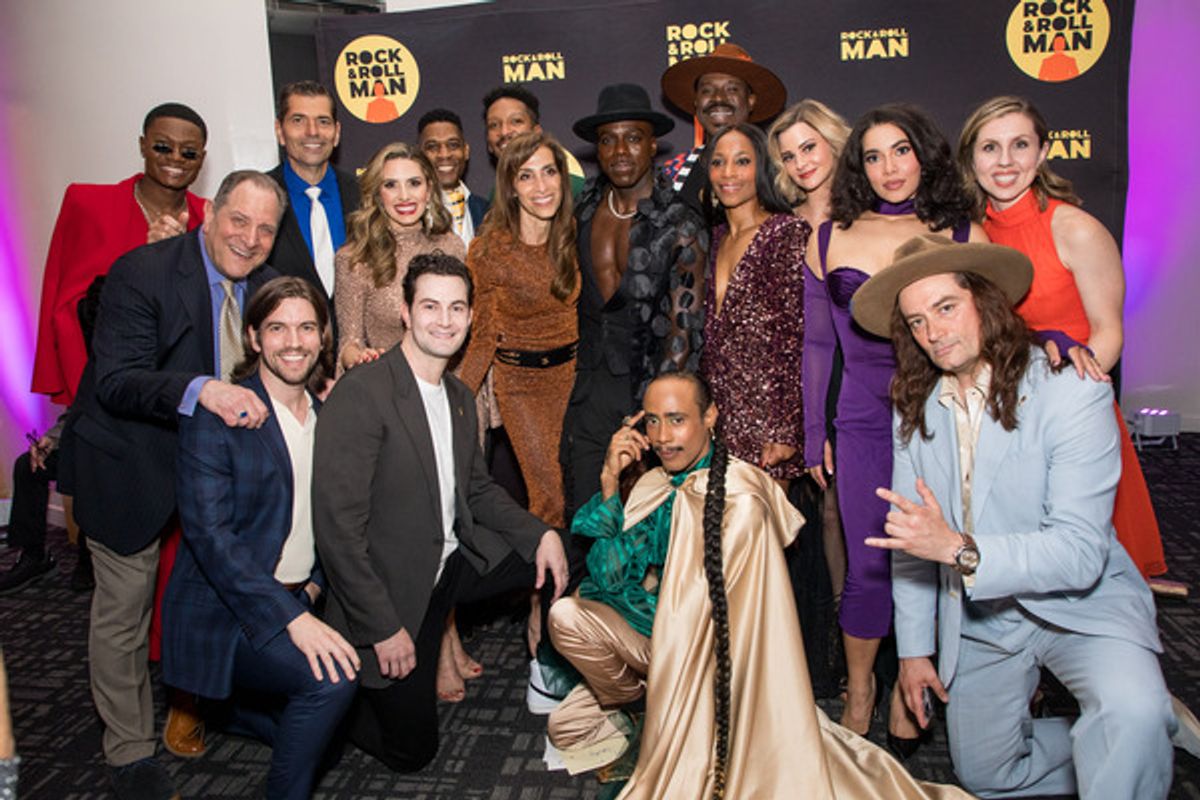 Rose Caiola and the cast
