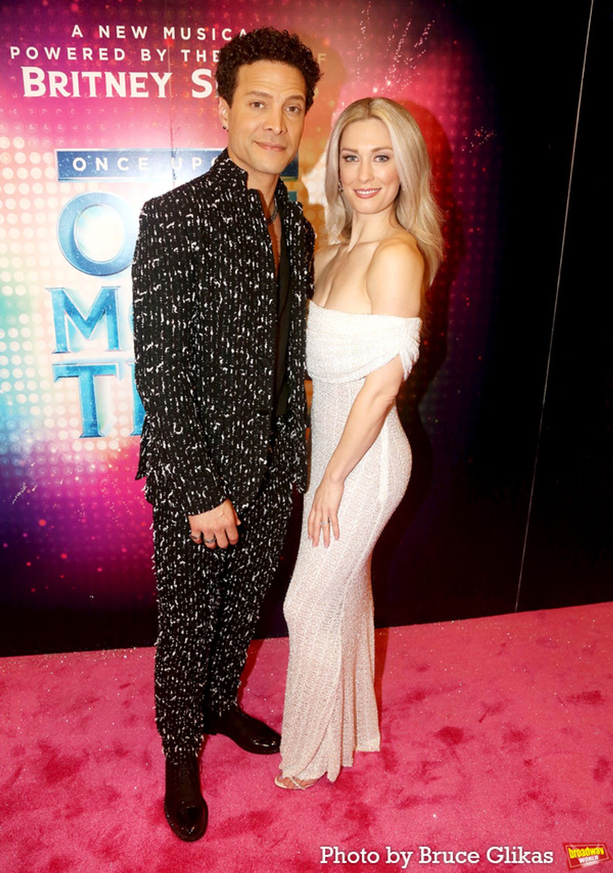 Justin Guarini and Briga Heelan at 