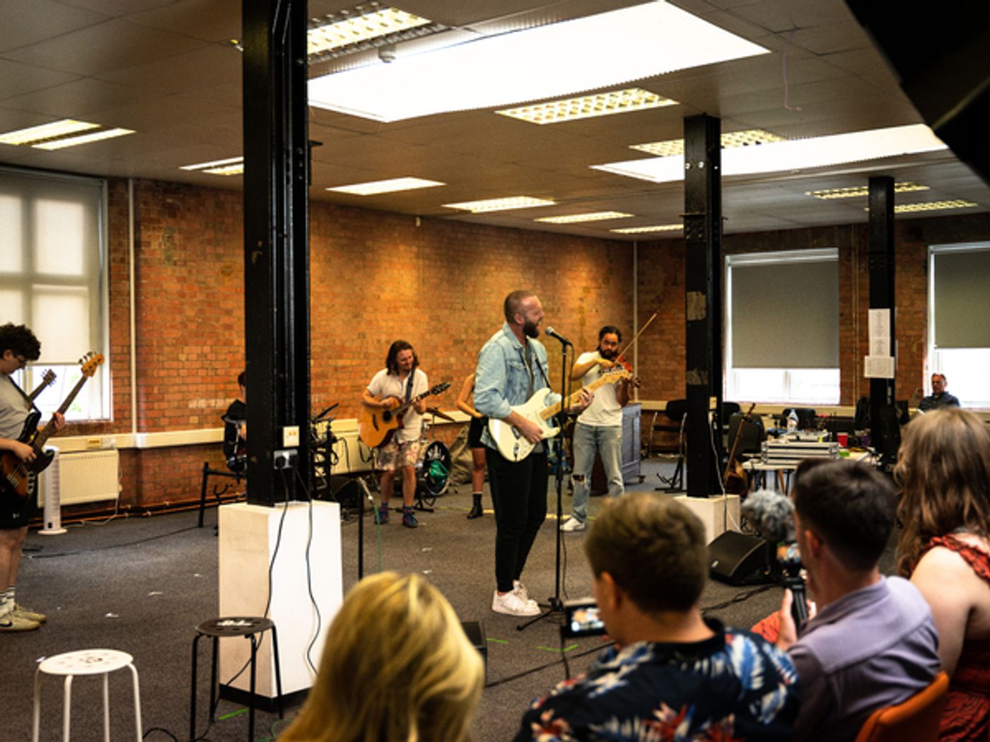 Photos: Inside Rehearsal for ONCE THE MUSICAL At The Barn Theatre Photos: Inside Rehearsal for ONCE THE MUSICAL At The Barn Theatre Image