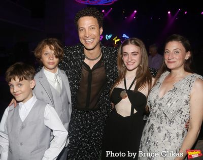 Asher Orion Guarini, William Nelo Bell Guarini, Justin Guarini, Lola Capodici and Rei Photo