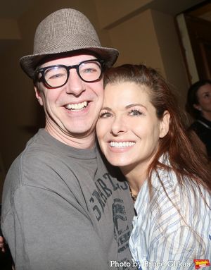 Sean Hayes and Debra Messing @ BroadwayWorld Sean Hayes and Debra Messing Photo