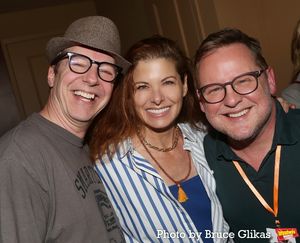 Sean Hayes, Debra Messing and Scott Icenogle @ BroadwayWorld Sean Hayes, Debra Messing and Scott Icenogle Photo