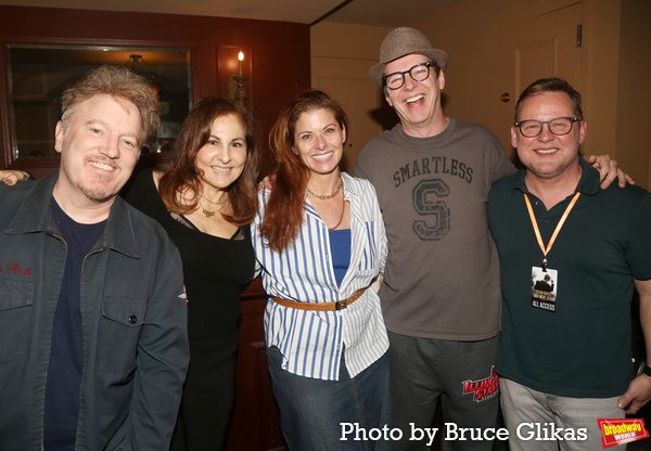 Dan Finnerty, Kathy Najimy, Debra Messing, Sean Hayes and Scott Icenogle  Photo