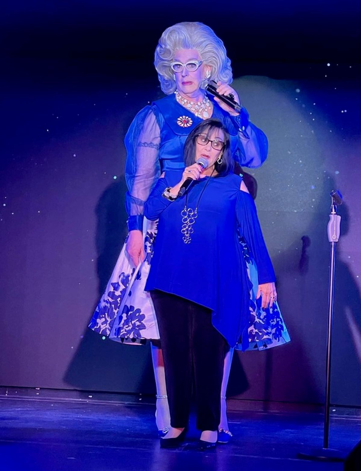 Doris Dear and Angela Bacari at 