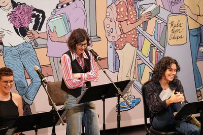 Jenn Colella, Carrie Brownstein and Roberta Colindrez  Photo