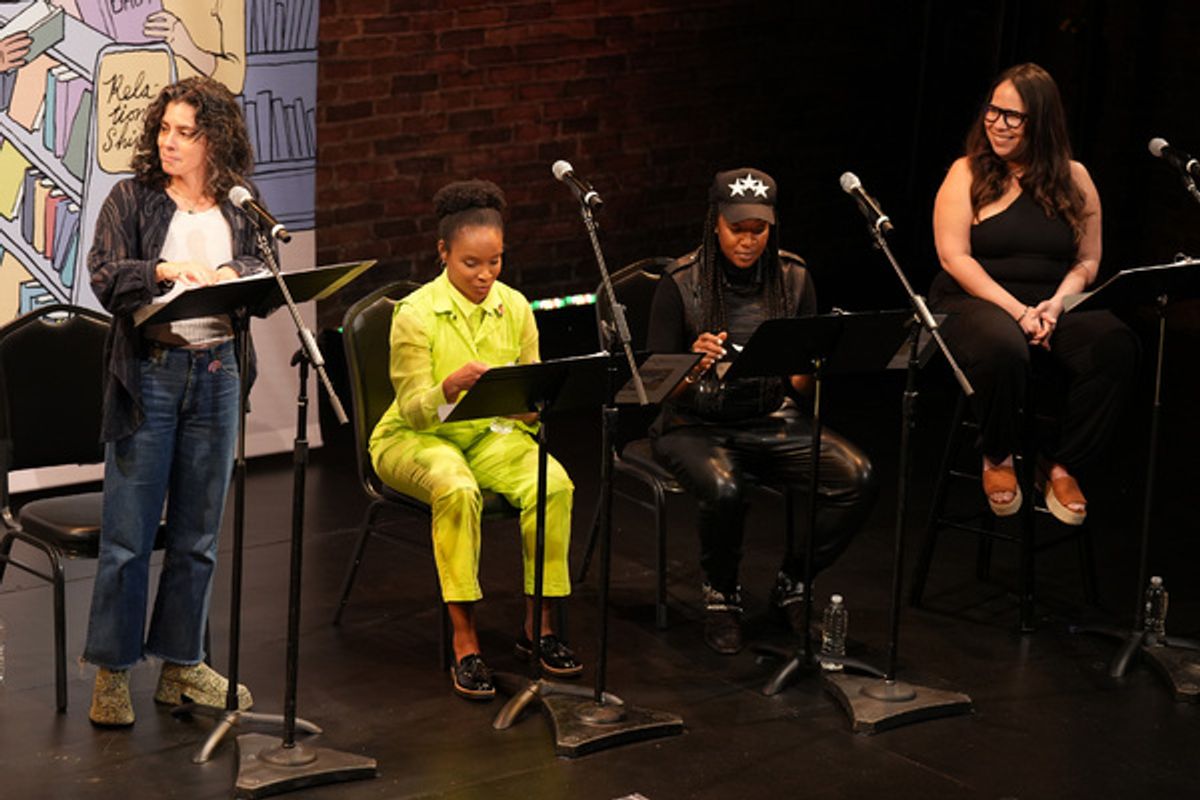Roberta Colindrez, Amber Ruffin, Miriam A. Hyman and Rosal Colon  at 