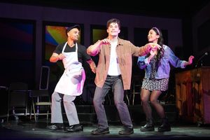 Noah J. Ricketts, Andy Mientus, and Krystina Alabado  Photo