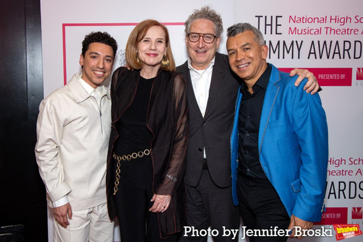 Kristian Charbonier, Tara Rubin, Bernard Telsey, Sergio Trujillo at 