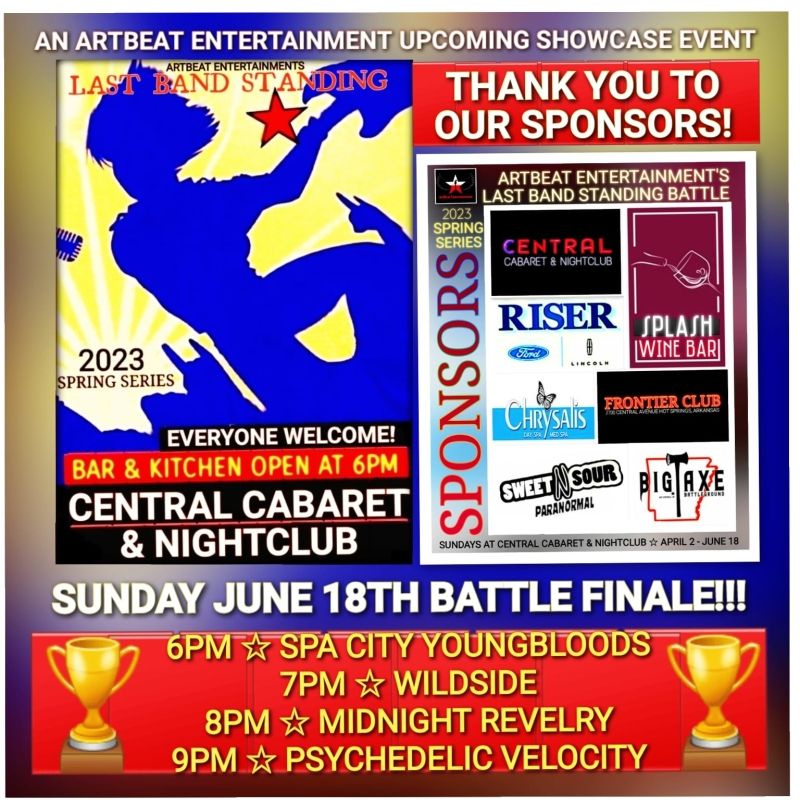 Feature: ARTBEAT ENTERTAINMENT'S LAST BAND STANDING at Central Cabaret & Nightclub  Image