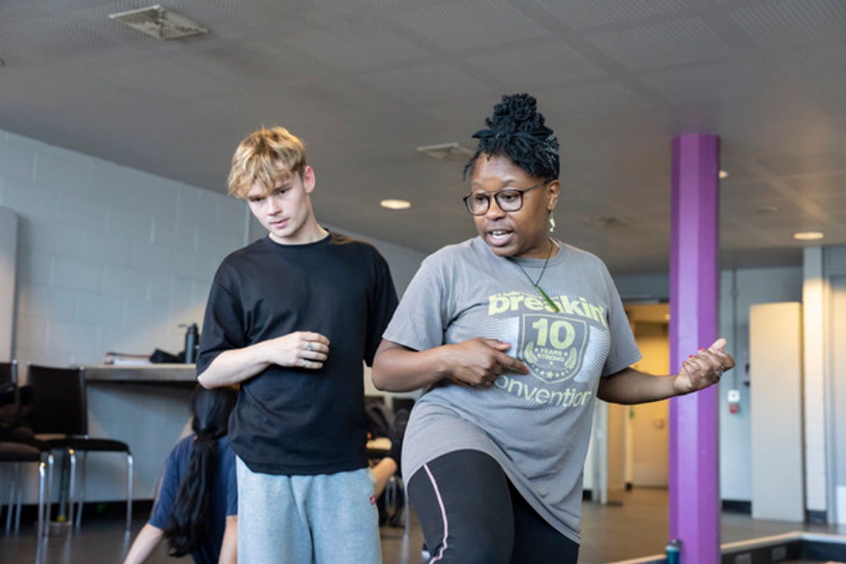 Riley Woodford and Jade Hackett at 