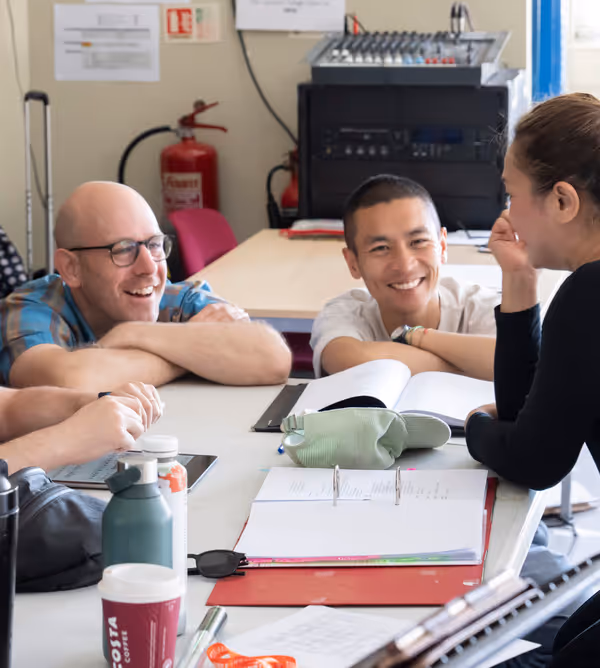 Robert Hastie and Anthony Lau with Joanna Ampil Photo