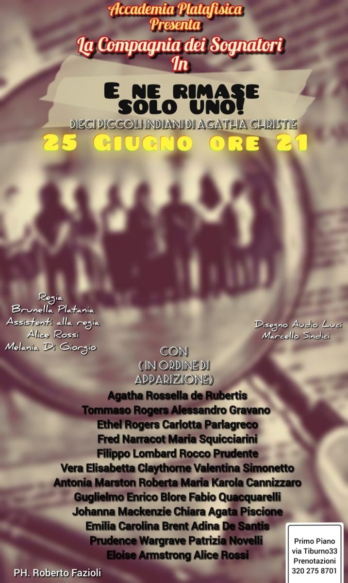 Review: E NE RIMASE SOLO UNO! al TEATRO PRIMO PIANO  Image
