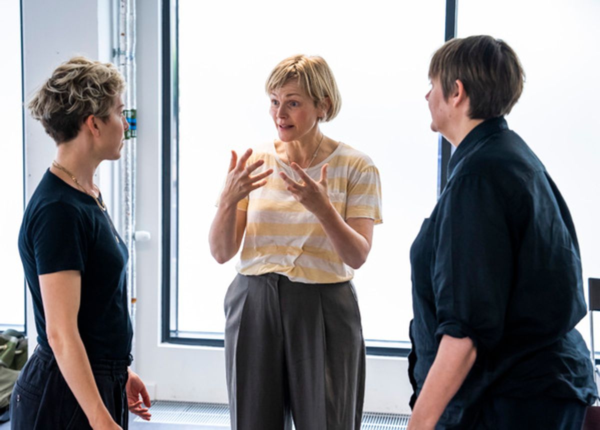 Imogen Knight, Maxine Peake, Sarah Frankcom at 