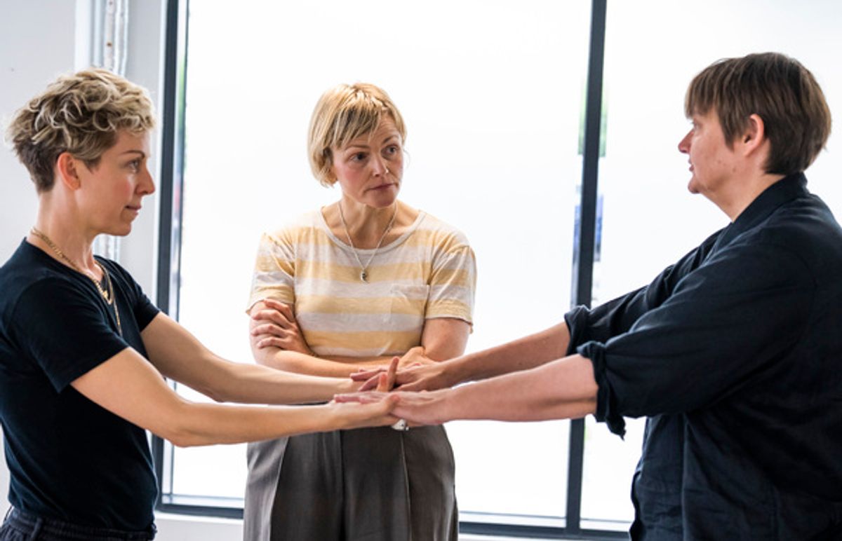 Imogen Knight, Maxine Peake, Sarah Frankcom at 