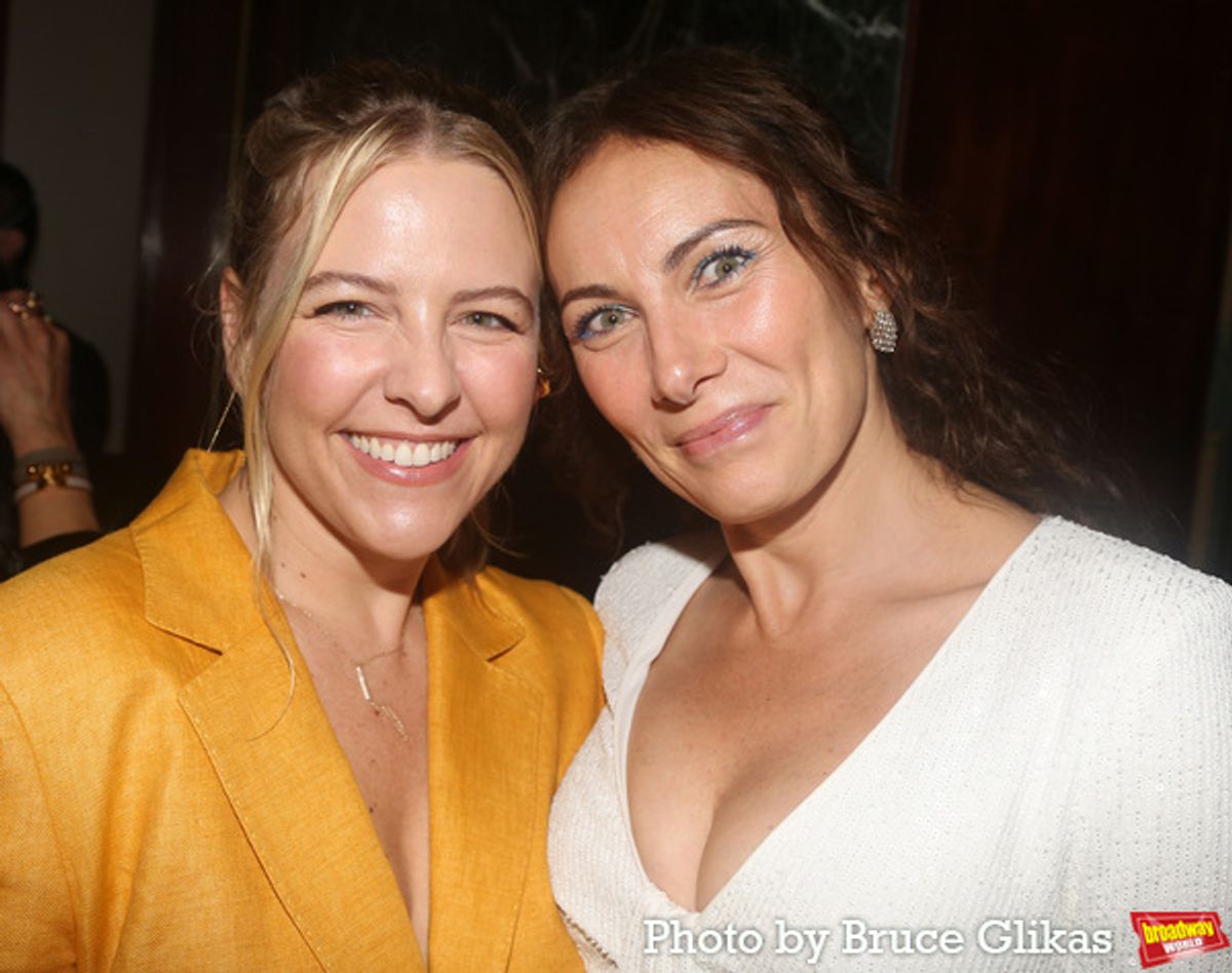 Helene Yorke and Laura Benanti at 