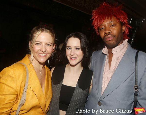 Helene Yorke, Rachel Brosnahan and Jeremy O. Harris Photo