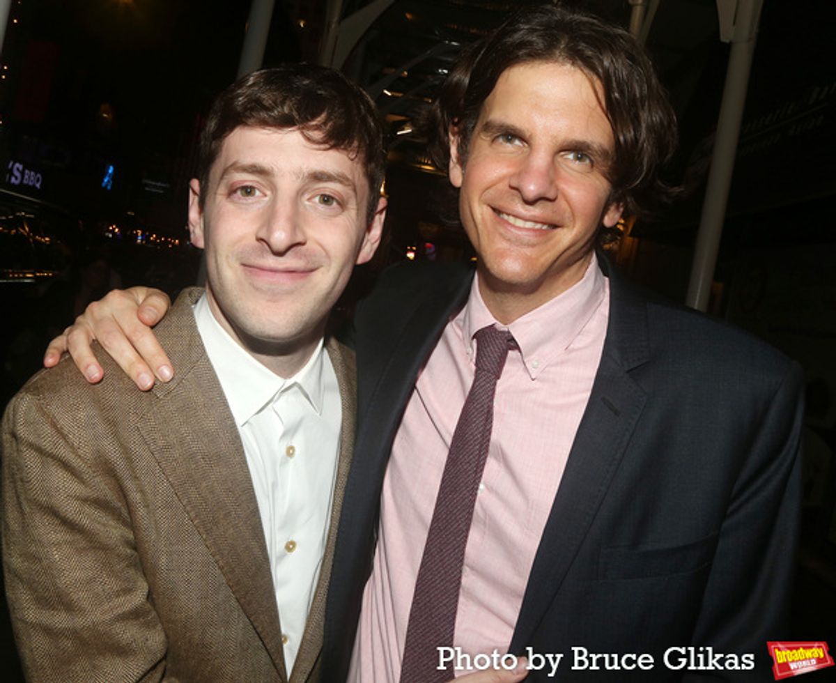 Alex Edelman and Creative Consultant Alex Timbers at 