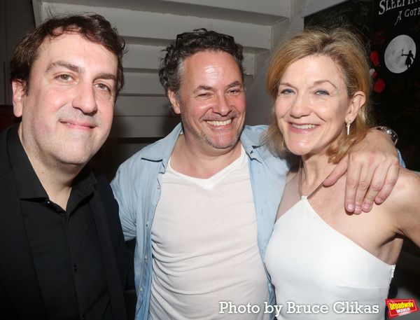 Rob Berman, Adam Guettel and Victoria Clark Photo