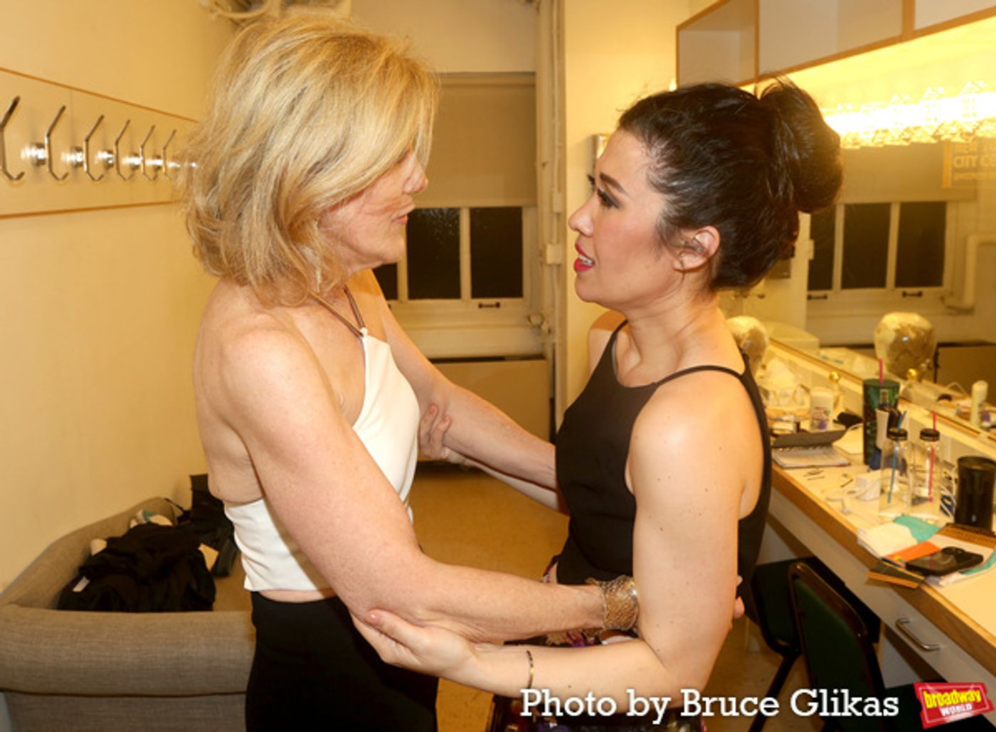 Exclusive Photos: Victoria Clark and Jose Llana Visit Backstage at THE LIGHT IN THE PIAZZA  Image