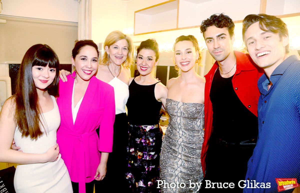 Anna Zavelson, Andrea Burns, Victoria Clark, Ruthie Ann Miles, Shereen Ahmed, Rodd Cyrus and James D. Gish at 
