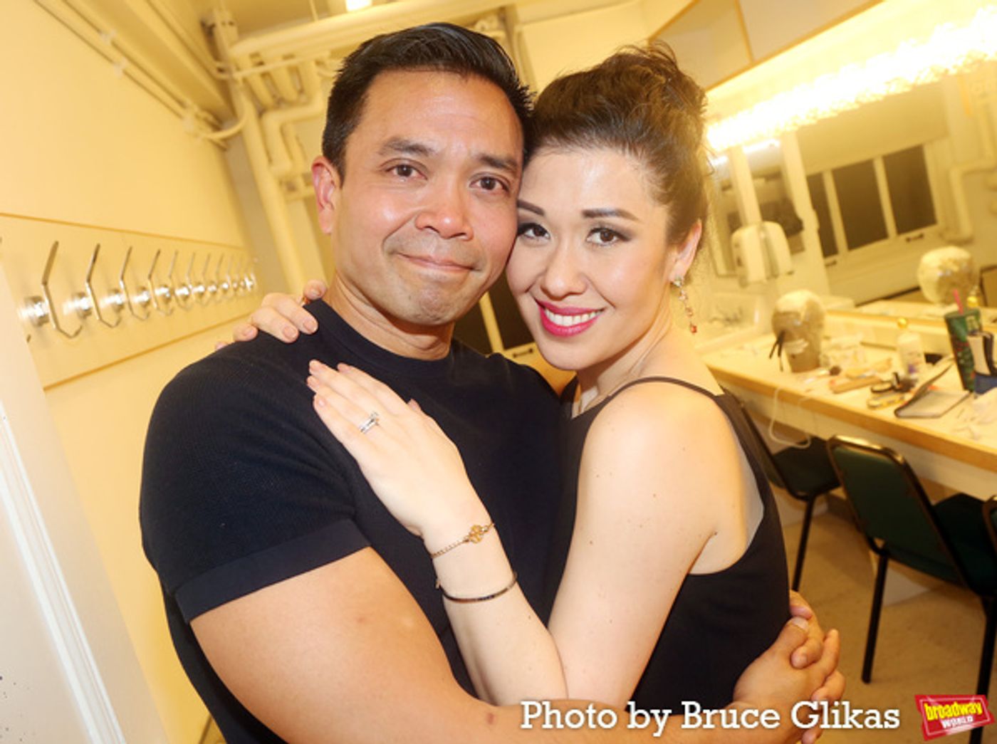 Exclusive Photos: Victoria Clark and Jose Llana Visit Backstage at THE LIGHT IN THE PIAZZA  Image