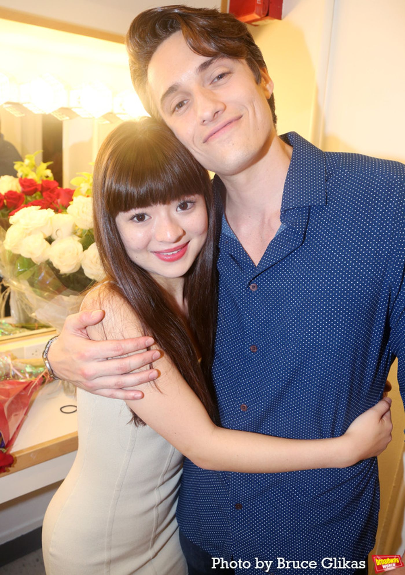 Exclusive Photos: Victoria Clark and Jose Llana Visit Backstage at THE LIGHT IN THE PIAZZA  Image