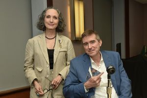 Bebe Neuriwth, Michael Patrick Thornton Photo