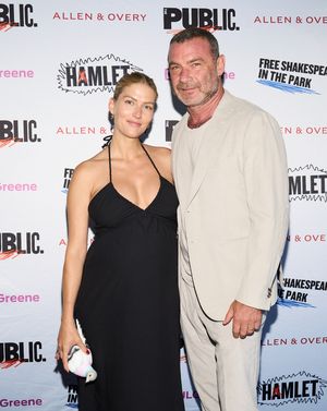 Taylor Neisen and Liev Schreiber                                Photo