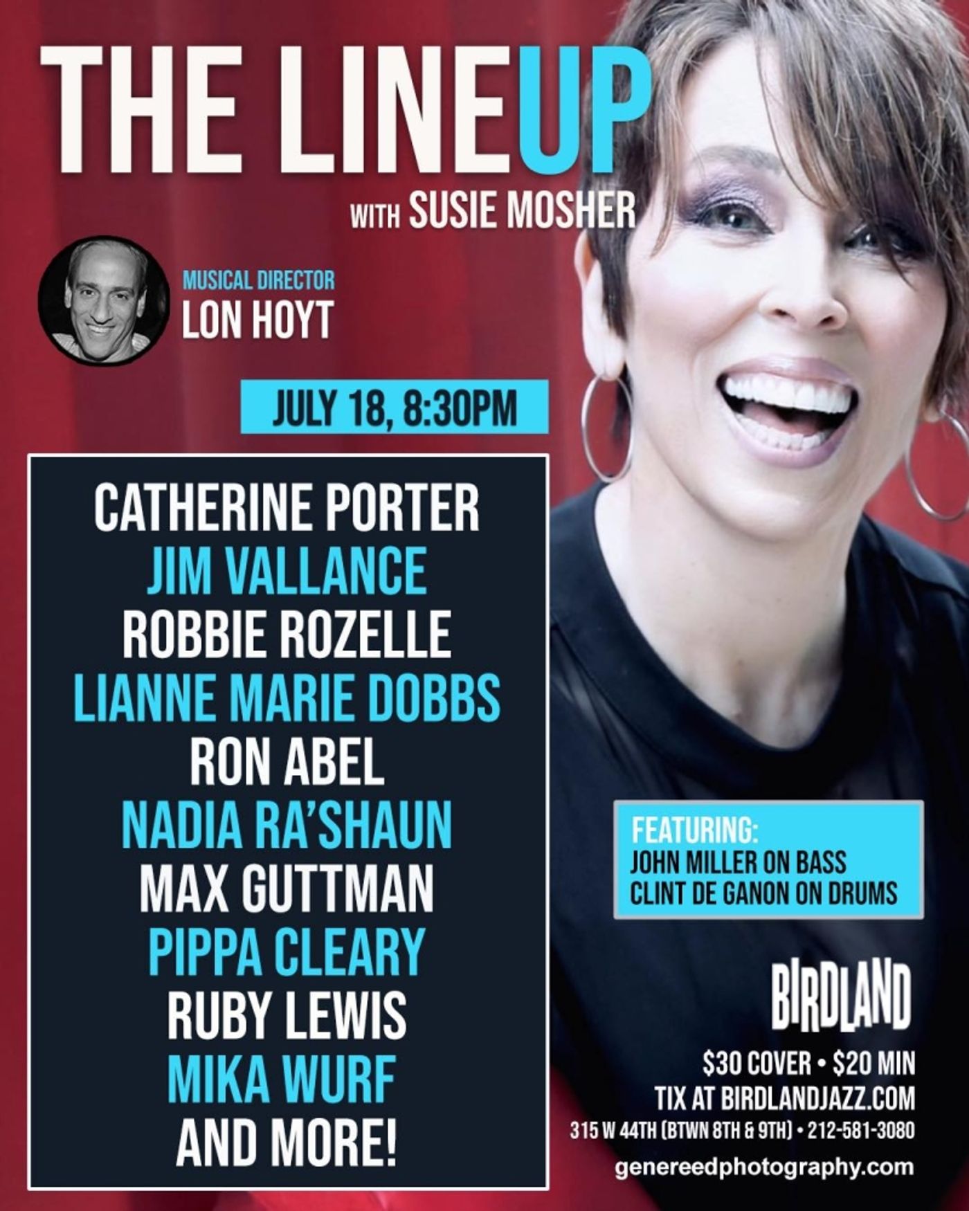 Photos: THE LINEUP WITH SUSIE MOSHER From July 11th Looking Good At Birdland Theater  Image