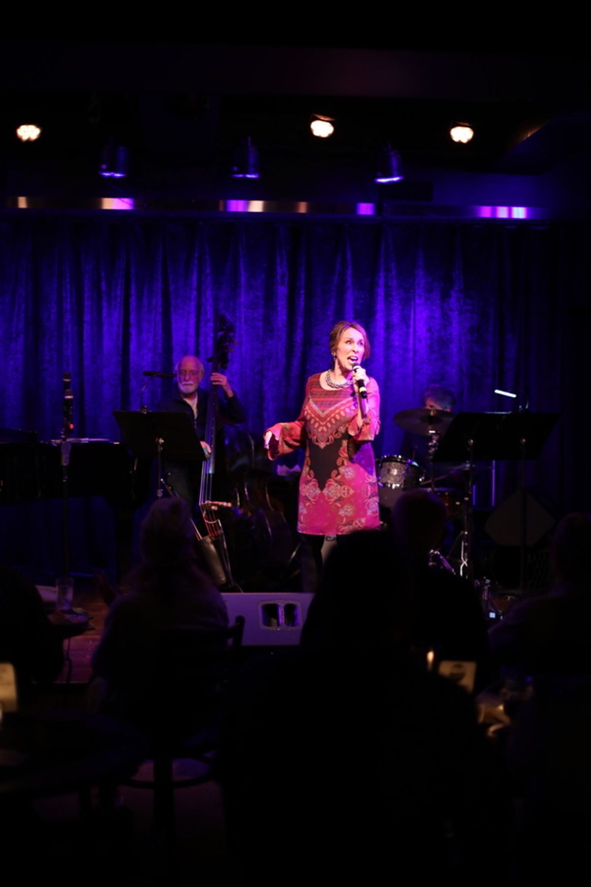 Susie Mosher, John Miller on bass, Clint de Ganon on drums. at 