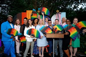 GLAAD President & CEO Sarah Kate Ellis (C) @ BroadwayWorld GLAAD President & CEO Sarah Kate Ellis (C) Photo