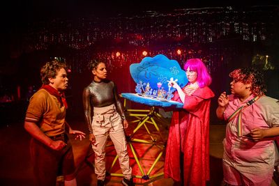 Frankie Leo Bennett, Sarah Patin, Connar Brown and Isabel Cecilia García  Photo